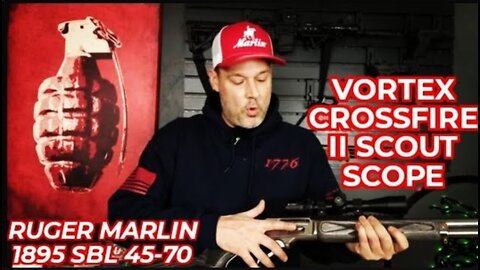 Vortex Crossfire ii Scout Scope 2-7x32 for the Ruger Marlin 1895 SBL Lever Action Rifle Unboxing