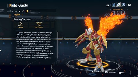 burninggreymon all digivolution/de-digivolution/profile Digimon Story Time Stranger