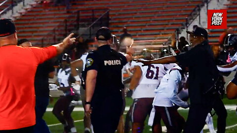 High school football players pepper sprayed by police in post-match altercation