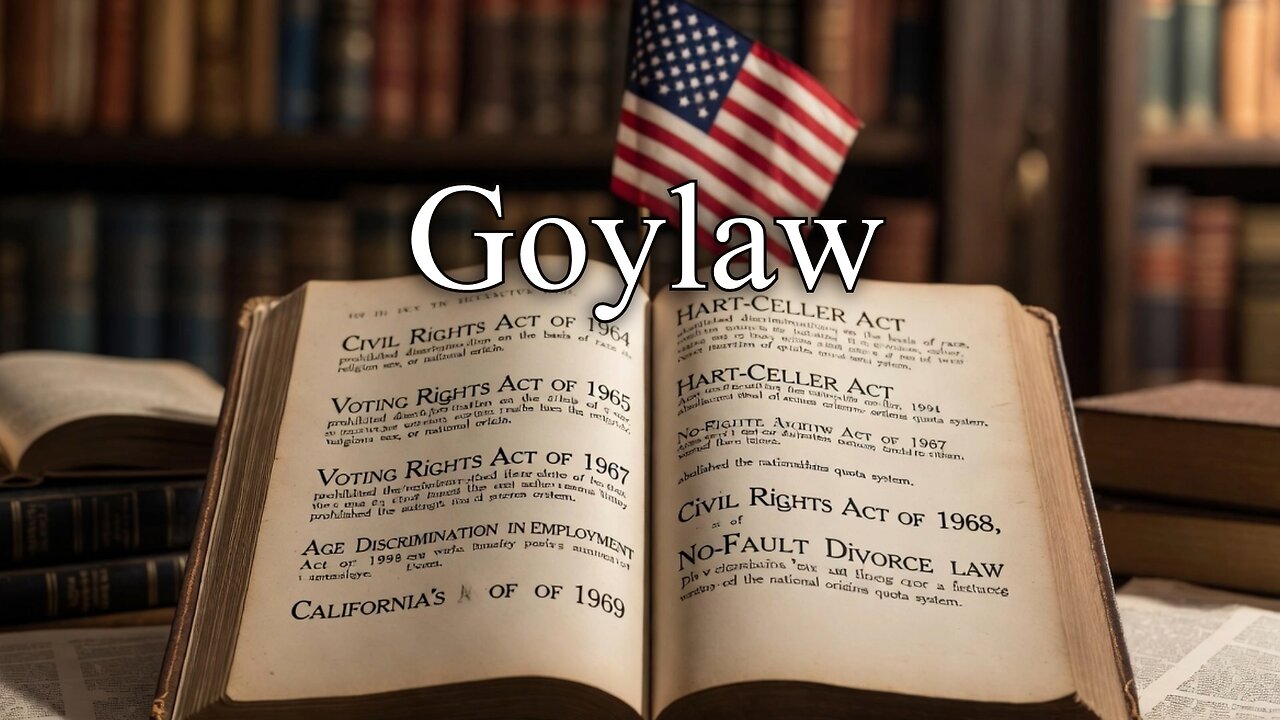 Jewish Pre-Civil War Influence and the Foundations of Goylaw: Strategies & Early Legislative History