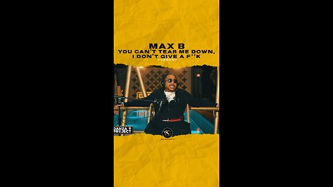 @maxb140 You can’t tear me down, I don’t give a f**k. #maxb 🎥 @thedanzaproject
