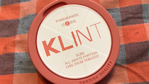 Klint Pomegranate (Nicotine Pouches) Review