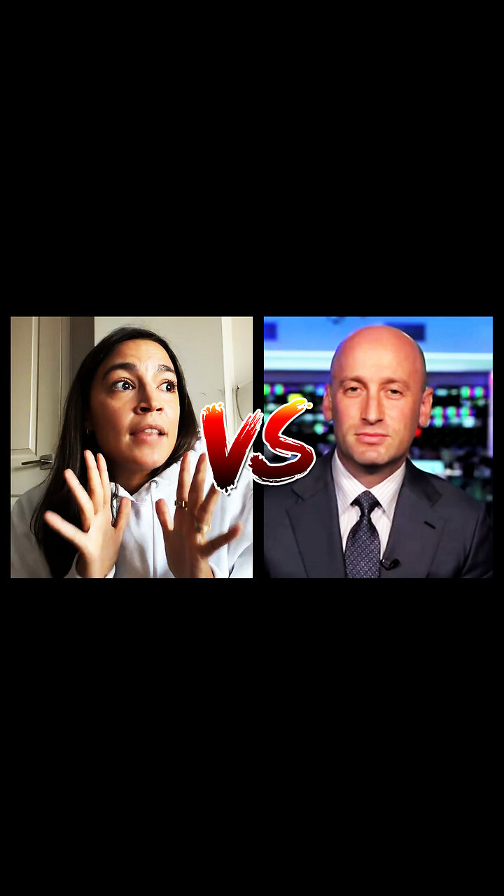 AOC VS Stephen Miller - VERTICAL