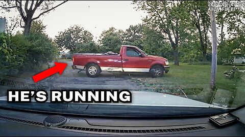 High Speed Chase of Homicide Suspect