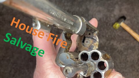 Smith & Wesson Revolver - House Fire Salvage