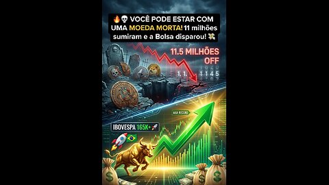 ​😱 VOCÊ PODE ESTAR COM UMA MOEDA MORTA! 11 milhões sumiram e a Bolsa disparou! 💸