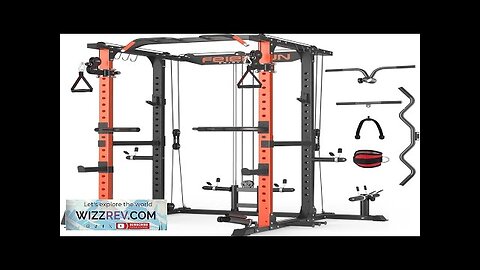 FEIERDUN Multi-Function Squat Rack Power Cage FLA01 with Cable Crossover System 2000LBS Review