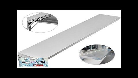 VEVOR Concession Shelf 70.8L x 11.4W Inch with Stainless Steel Frame Review