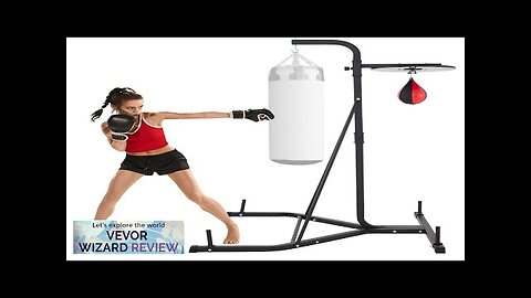 VEVOR Heavy Bag Stand with Speed Ball Height Adjustable Punching Bag Review