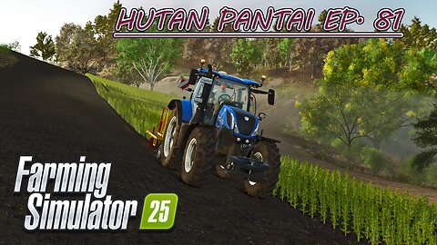 Planting Sunflower & Sowing Poplar. |4k| HUTAN PANTAI EP. 81 | Farming Simulator 25