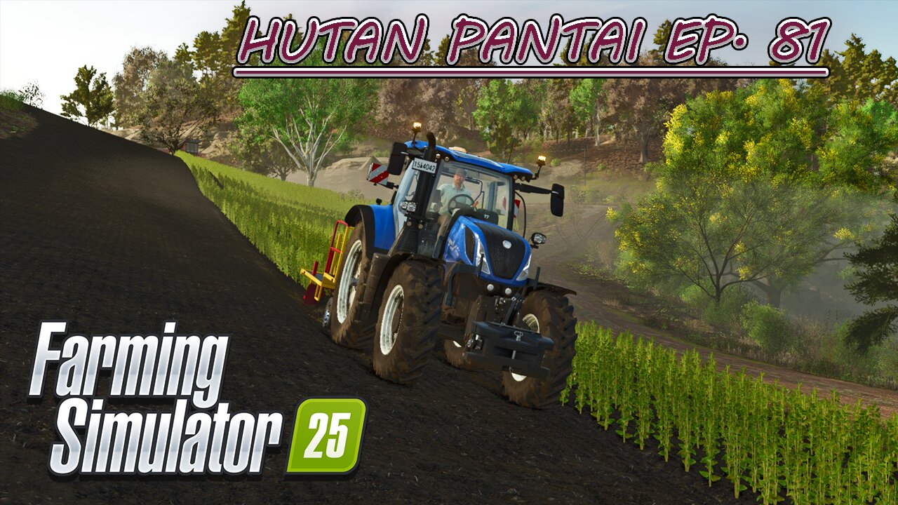 Planting Sunflower & Sowing Poplar. | HUTAN PANTAI EP. 81 | Farming Simulator 25