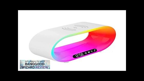 Multi-function 3 In 1 LED Night Light APP Control RGB Atmosphere Desk Review