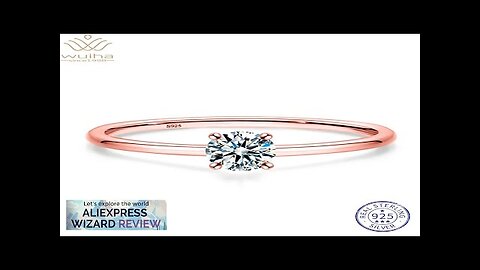 WUIHA Sparkling Real 925 Sterling Silver GRA Moissanite Diamond Anniversary Engagement Review