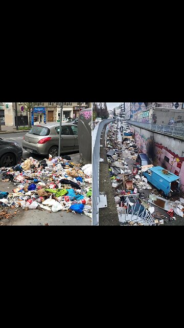 YES, this is Paris streets in 2025.