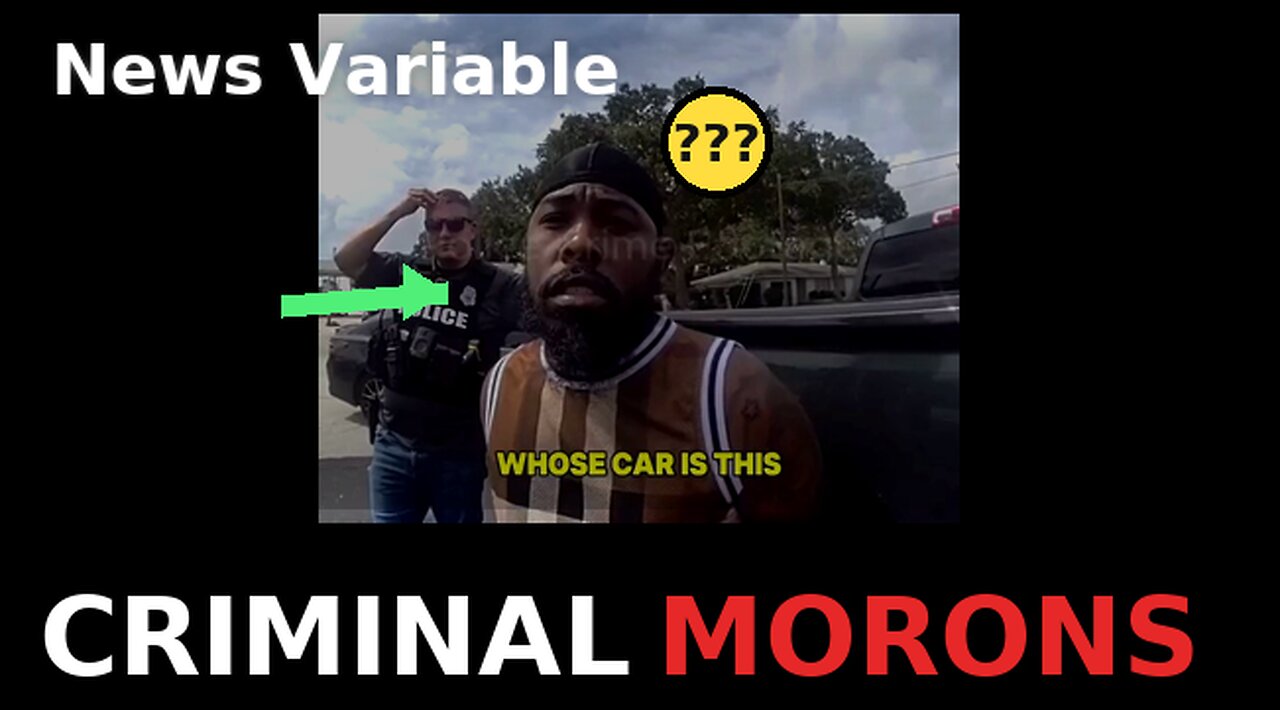 Criminal Moron Clips. So many low lifes, so much to show, multiple clips 9.28.2025
