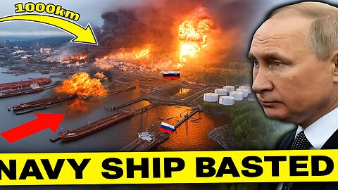 Russia's Baltic Canal Turns into a Disaster: How Navy Ship BLASTED in Main Port!