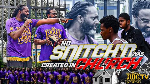 Church Created the No Snitch’n Culture