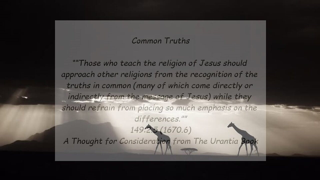Triumphantly-Common Truths