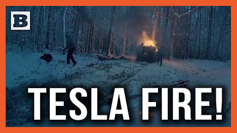 Tesla on Fire! Man Rescued from Crashed & Burning Tesla on Highway
