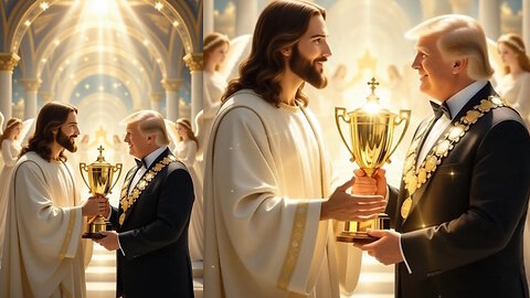 Jesus Christ congratulates Trump for Peace in the World
