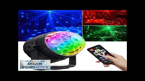 Disco Ball LightHalloween Party Decorations Lights USB LED Mini Sound Activated DJ Review