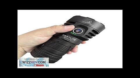 Vastlite GENERAL 6050LM Powerful Handheld LED Flashlight with 3 21700 Battery 810M Review