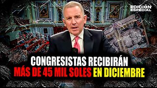 #envivo Congresistas recibirán más de 45 mil soles en diciembre