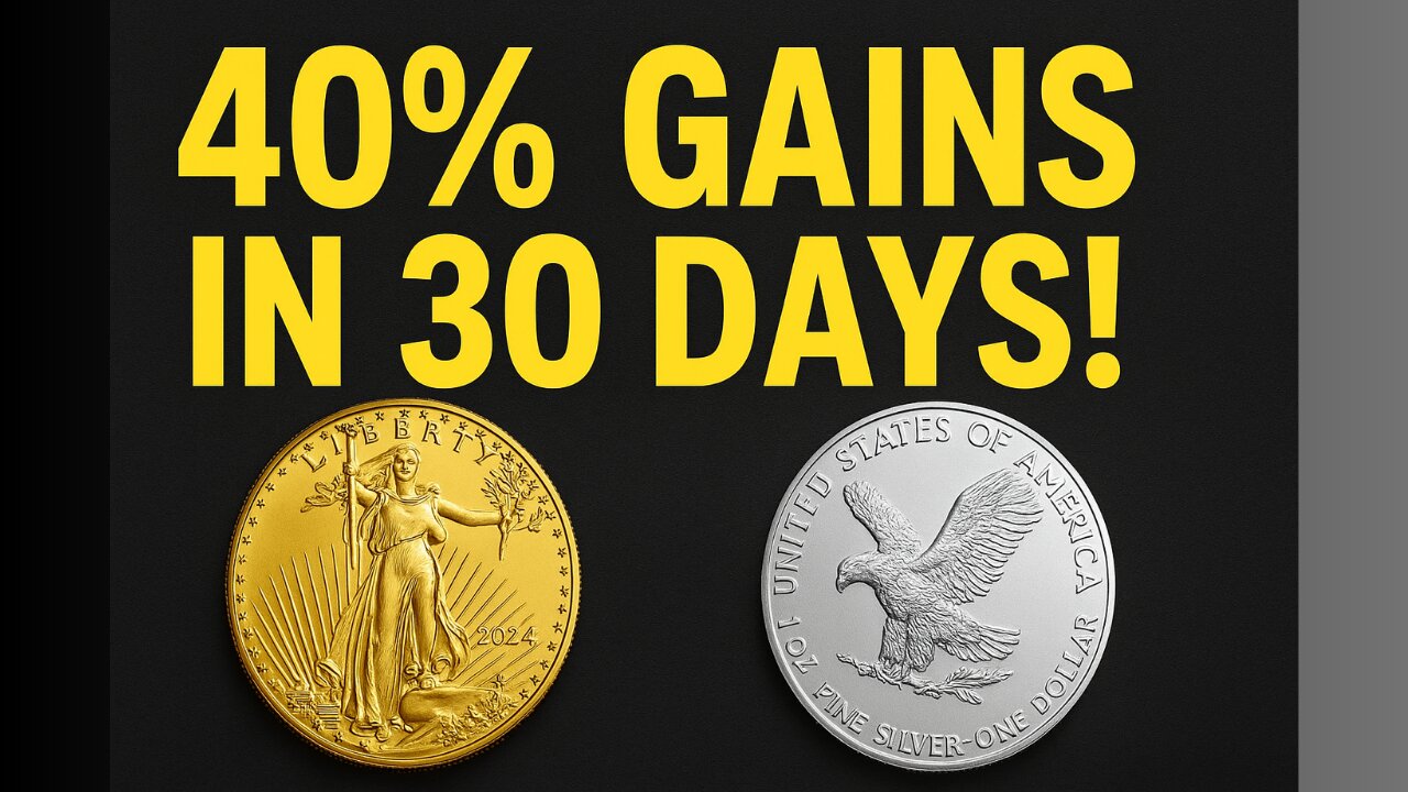 Gold & Silver Explode 40% in 30 Days | What’s Really Driving the Silver Squeeze