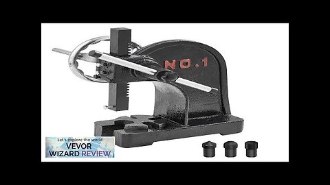 VEVOR Arbor Press 1 Ton Manual Arbor Press with Handwheel 5.9" Maximum Review