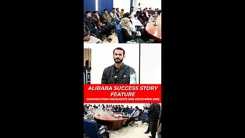 🌍 Success Story Spotlight – Alibaba Export Growth at Convocation Day 2025