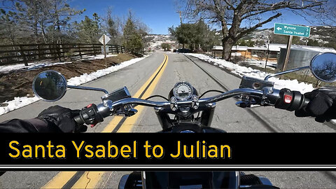 Santa Ysabel to Julian