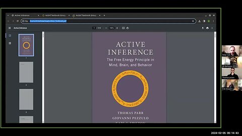 ActInf Textbook Group ~ Cohort 6 ~ Session 2 (Chapter 1, Part 1) ~ 2/5/2024