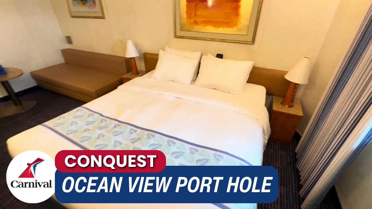 Carnival Conquest Ocean View Porthole Cabin 2220 | Hidden Gem at Sea