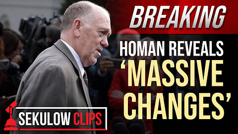 Homan Plans Revealed to Media in Major Press Conference