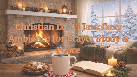 Christian Lo-Fi Jazz ☕ Cozy Ambience for Prayer, Study, Background Noise & Peace