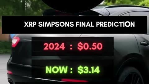 XRP SIMPSONS PREDICTION 