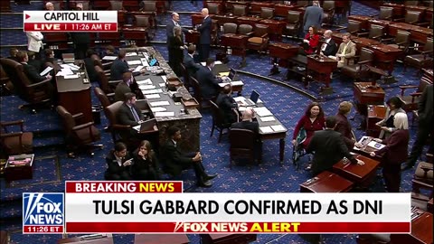 BREAKING: Tulsi Gabbard confirmed as Director of National Intelligence.