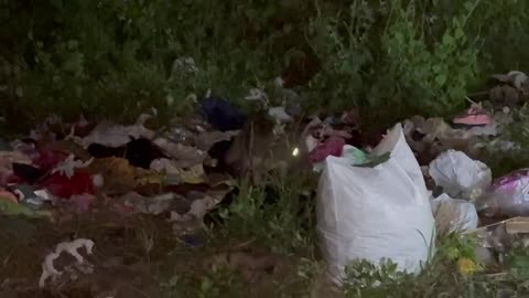 Basurero satélite en reserva natural de Turbaco