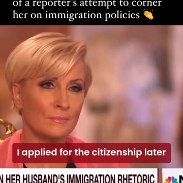 She knows there's a huge difference between being here legally and illegally