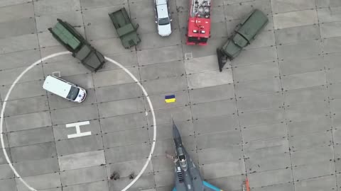The legendary "Spirit of Kiev" comes to life on the fuselage of a Ukrainian fighter aircraft