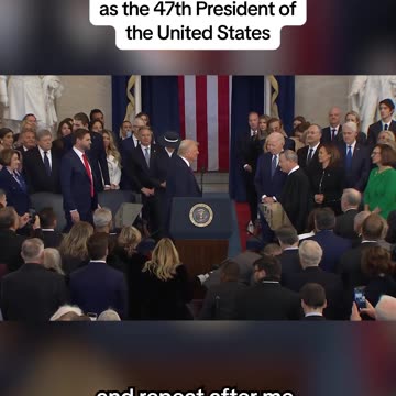 Donald Trump Sworn in as 47th President: A Historic Moment for America 🇺🇸