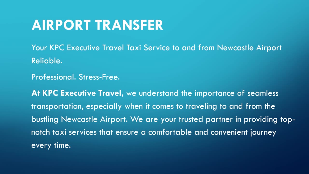 Newcastle Airport transfers