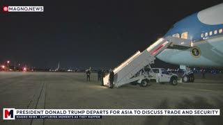 🇺🇸 Donald Trump Departs for Diplomatic Mission in Asia and Meeting with Xi Jinping of China [LIVE]