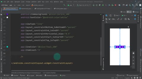 81 OTP Verification Code View in Android Studio