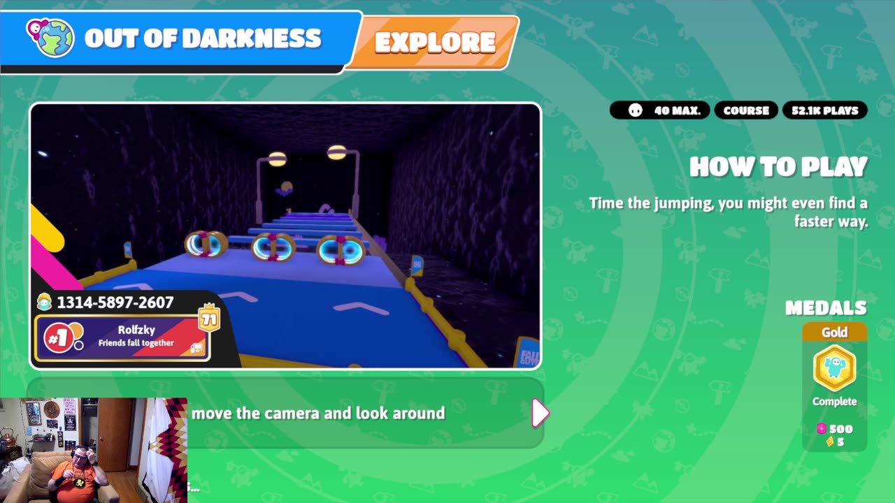 chill streamer playing fall guys & sonic rumble