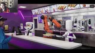 The Robots Work At A Taco Bell Restaurant Fake Funny Parody Video With Live Commentary