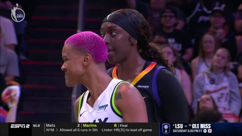 👀 TECH, TAUNTS between Copper & Williams | WNBA playoffs women's basketball