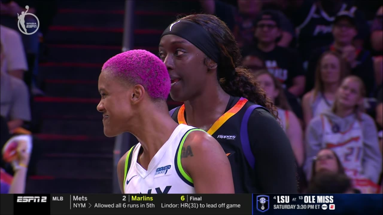 👀 TECH, TAUNTS between Copper & Williams | WNBA playoffs women's basketball