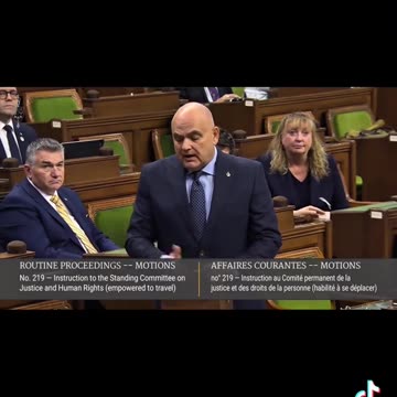 Bob Zimmer: HOC during debate on justice / human-rights related legislation