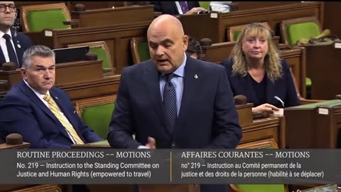Bob Zimmer: HOC during debate on justice / human-rights related legislation